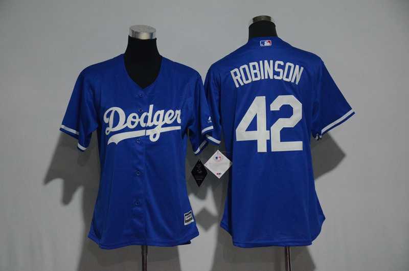 Women Los Angeles Dodgers #42 Jackie Robinson Blue New Cool Base Stitched Jersey,We sell and wholesale Women Los Angeles Dodgers #42 Jackie Robinson Blue New Cool Base Stitched Jersey on line form chian!